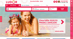 Desktop Screenshot of ludor.cz